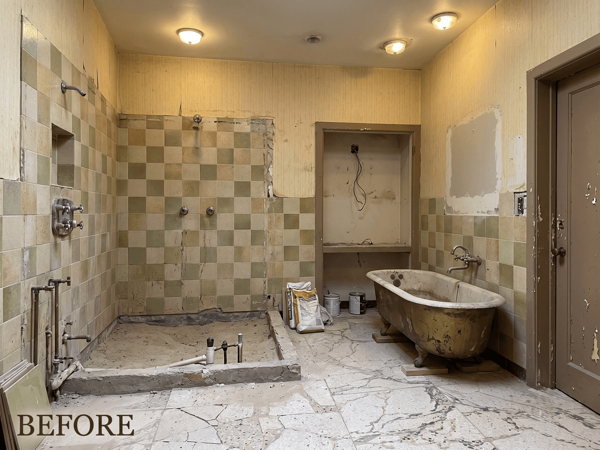 Premium Bathroom Renovation - Before