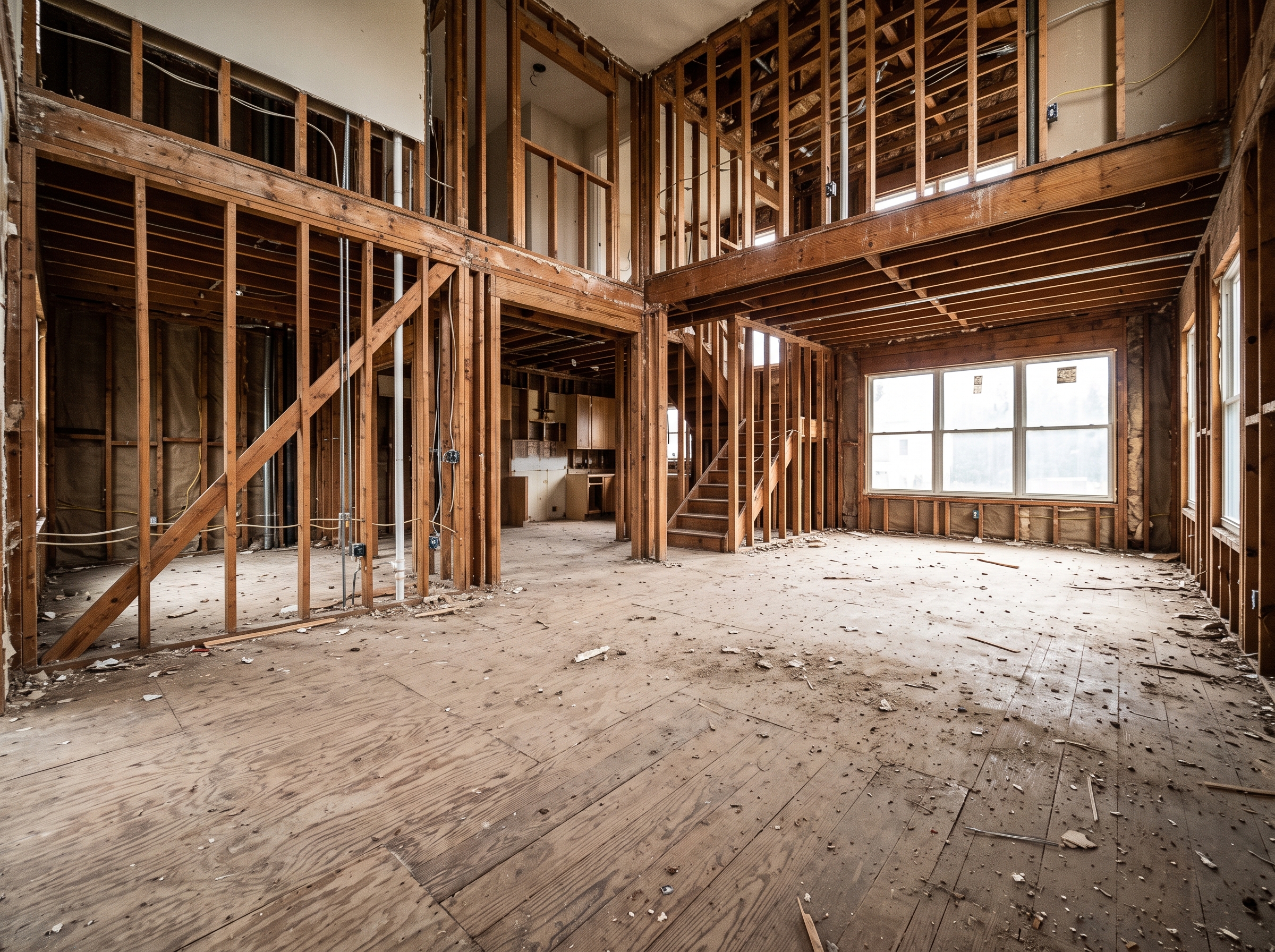 Full Home Renovation & Hardwood Floors - Before