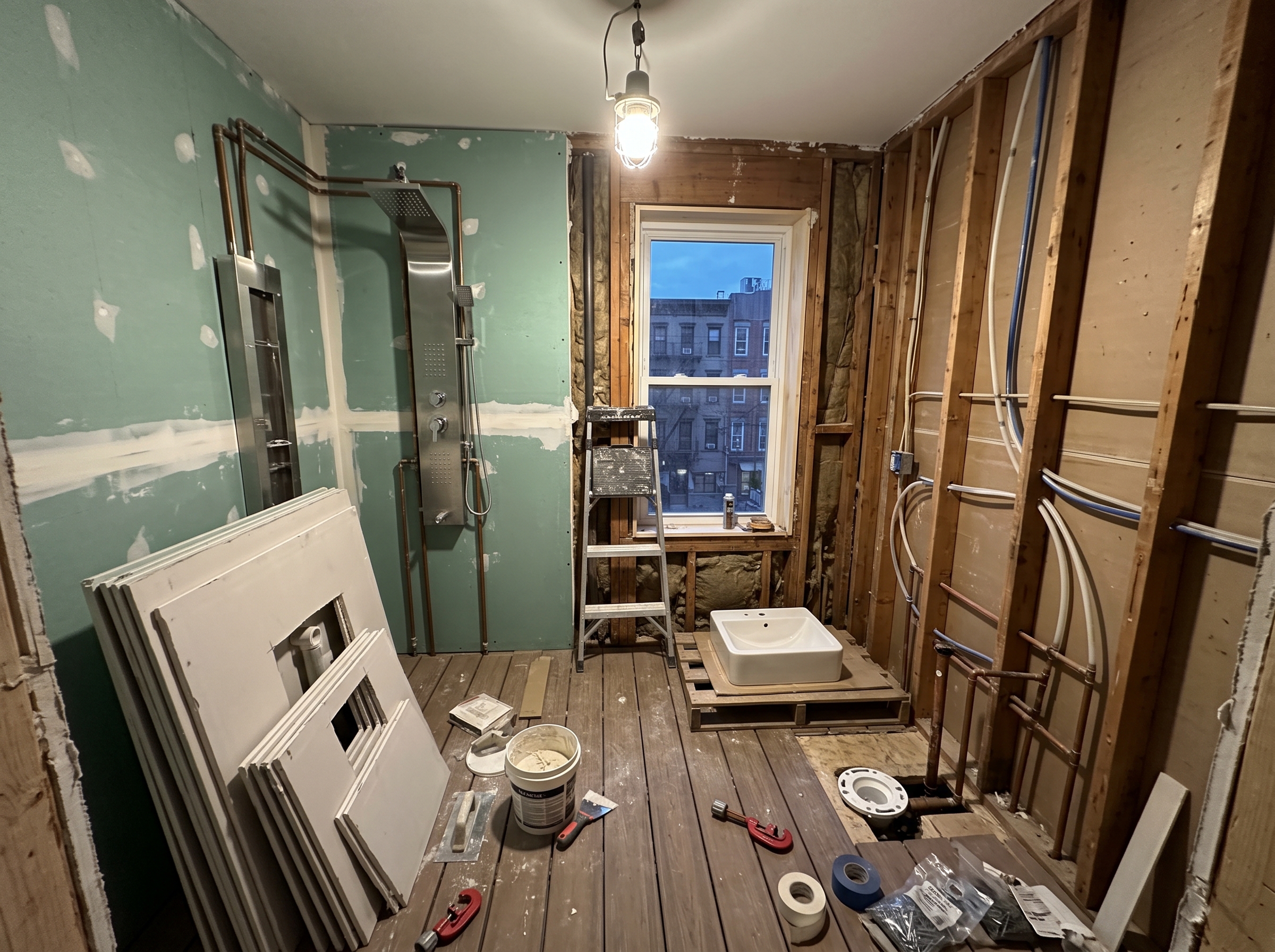 Modern Spa Bathroom Renovation - Before