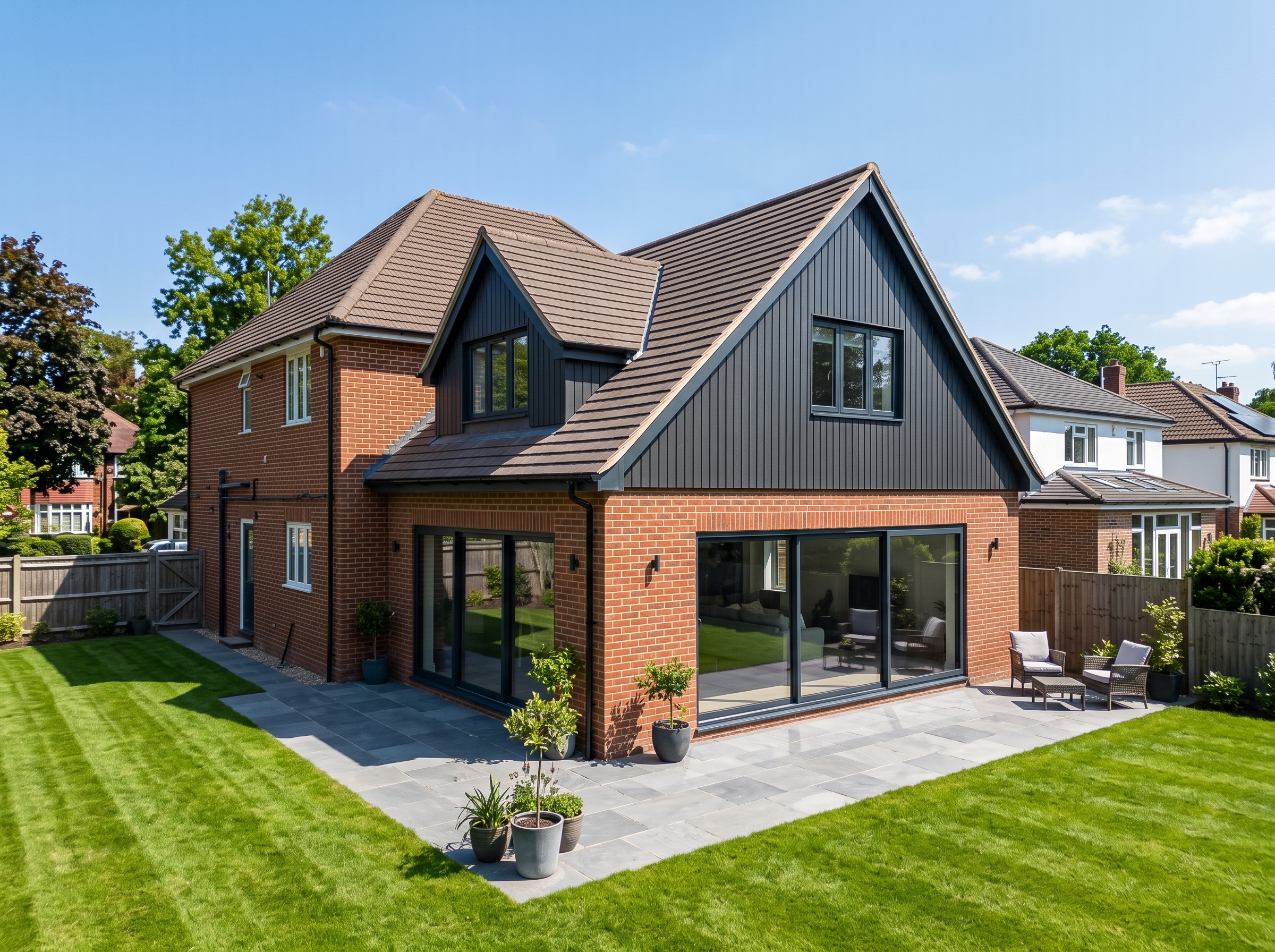 Complete Structural Framing & Extension - After